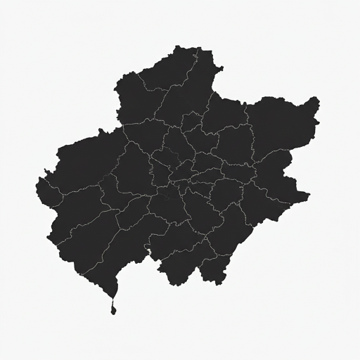 Karte der Region Zwickau und Chemnitz